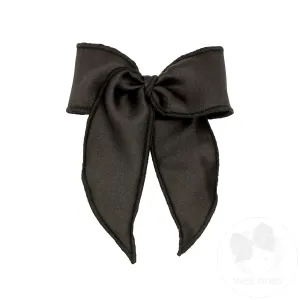 Medium Satin Bowtie with Twisted Wrap and Whimsy Tails