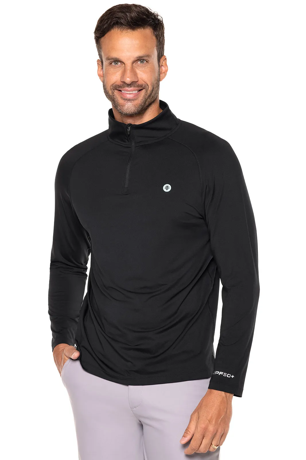 Men's Fairway Golf Pullover  |  Black