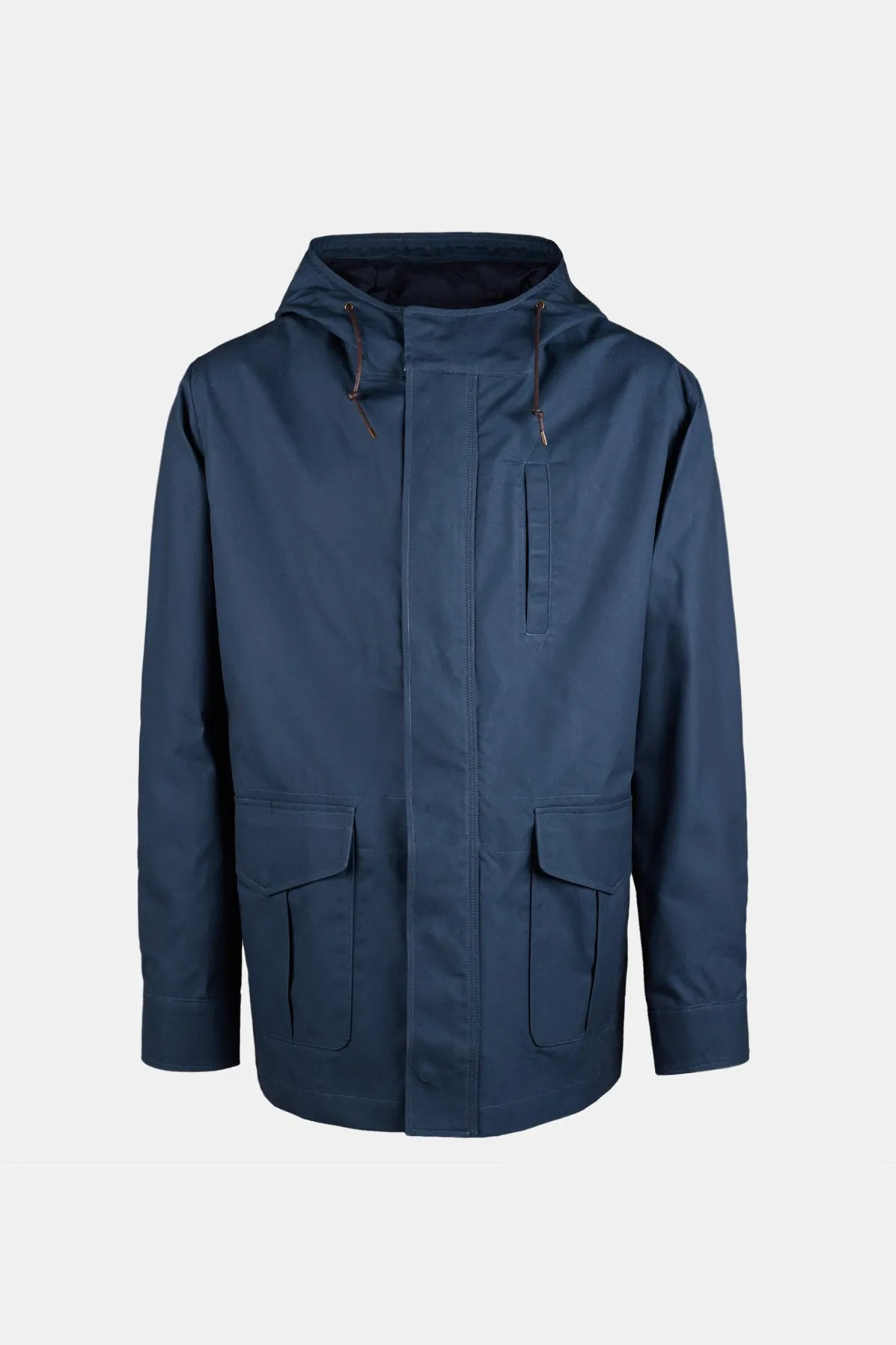 Men's Waxed Mountain Parka - Navy