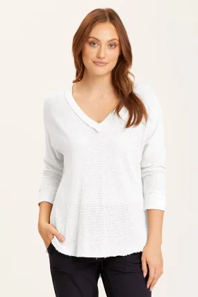 Mesh Fira Pullover - White