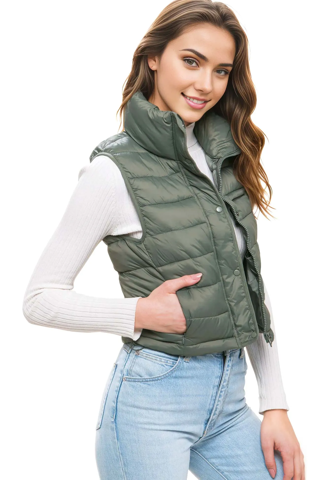 Micro Packable Puffer Vest