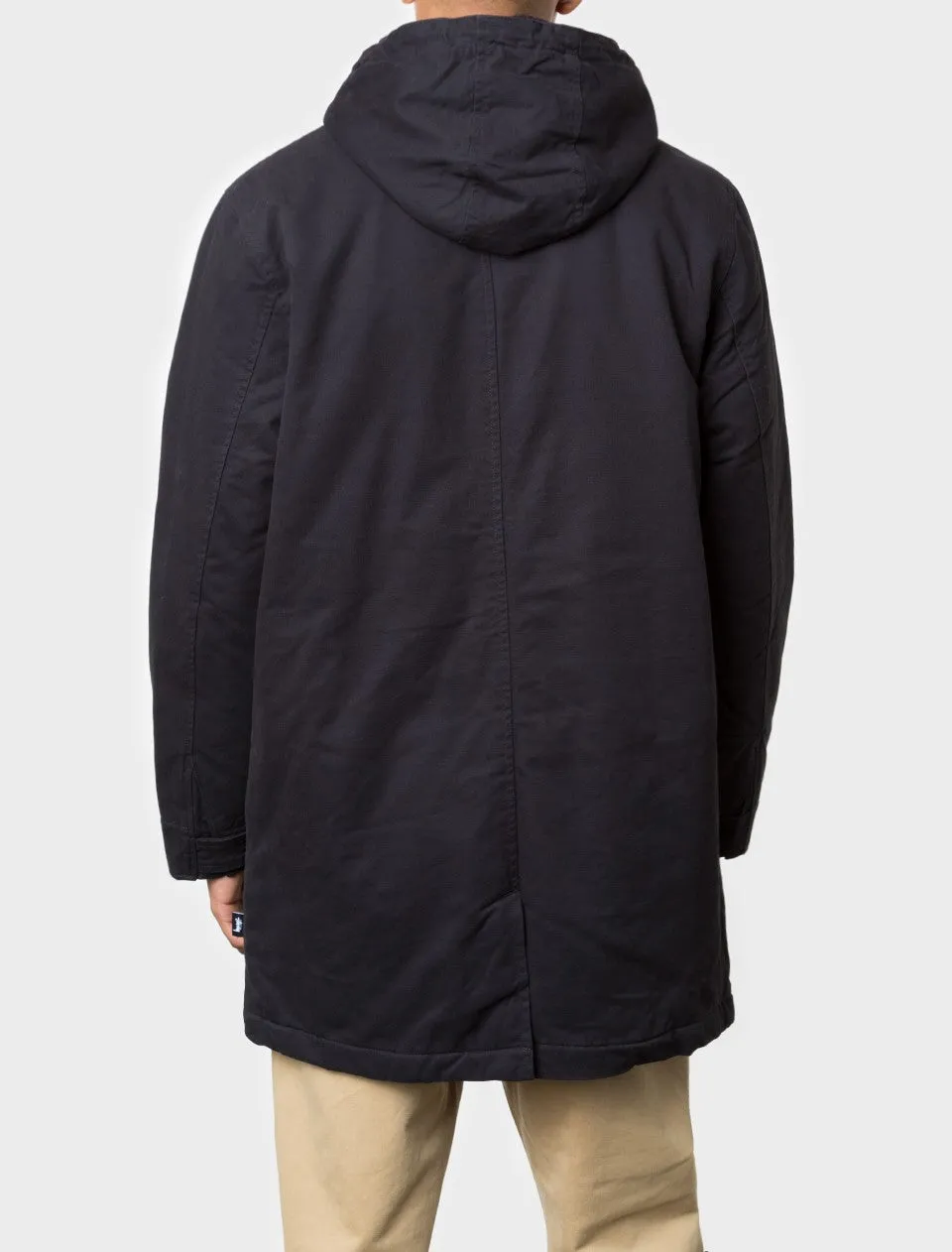 Military Parka Mens Jacket - Navy