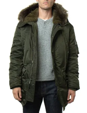 Military Satin N3B Parka | Olive or Black