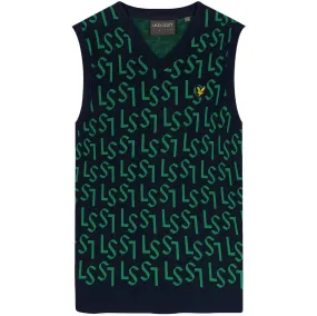 Monogram Knitted Vest Dark Navy - SS24