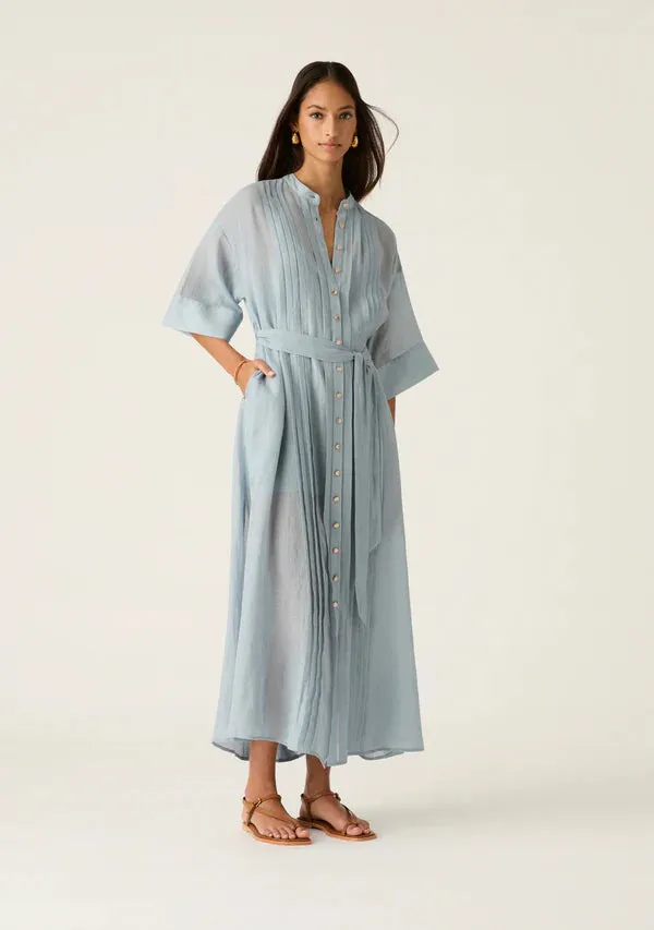 MOS THE LABEL Alessia Maxi Dress - Aura Blue