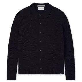 Navy Hampton Merino Wool Cardigan