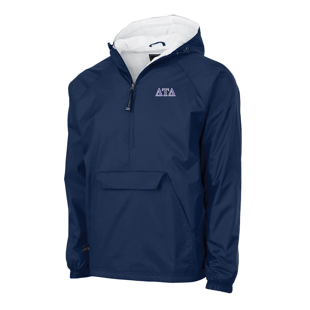 New! Delt Classic 1/4 Zip Rain Jacket