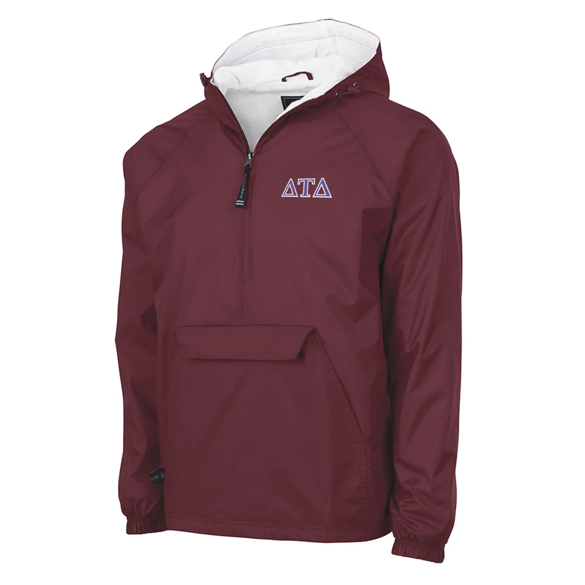 New! Delt Classic 1/4 Zip Rain Jacket