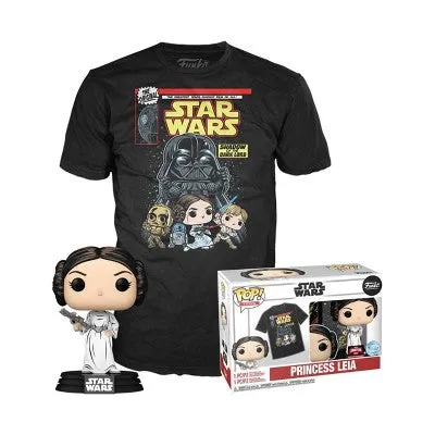 New - Funko POP & TEE: Star Wars Retro Princess Leia - 2XL