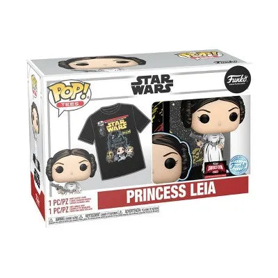 New - Funko POP & TEE: Star Wars Retro Princess Leia - 2XL