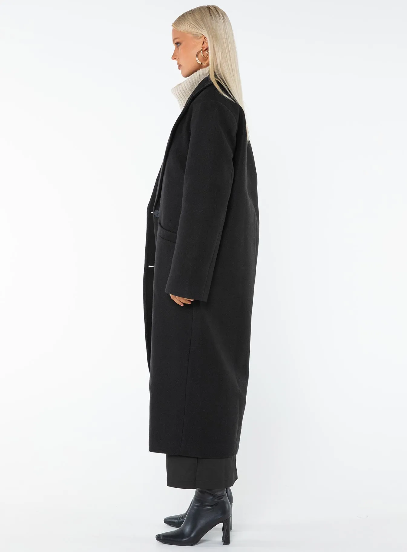 Olsen Coat Black