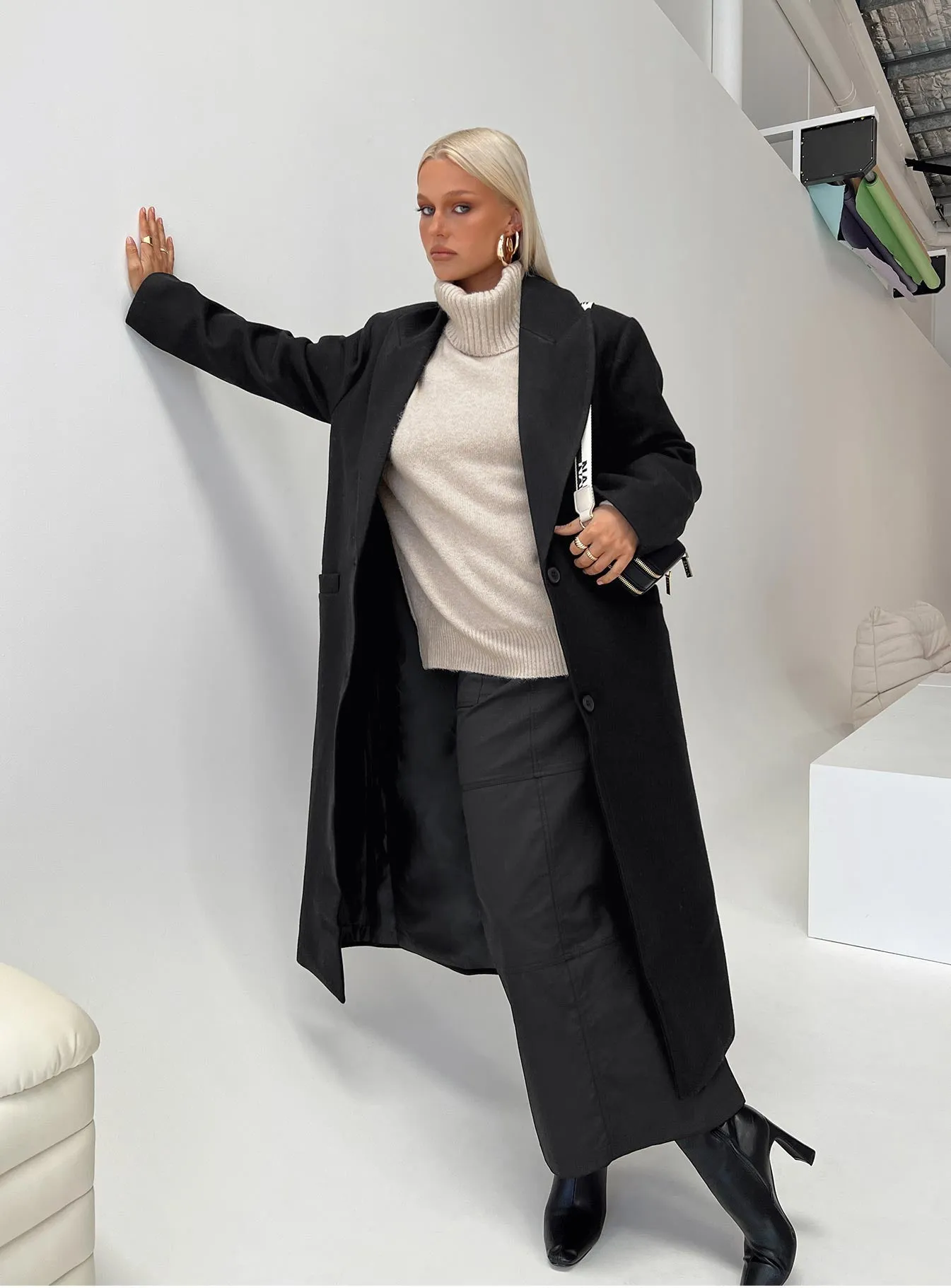 Olsen Coat Black