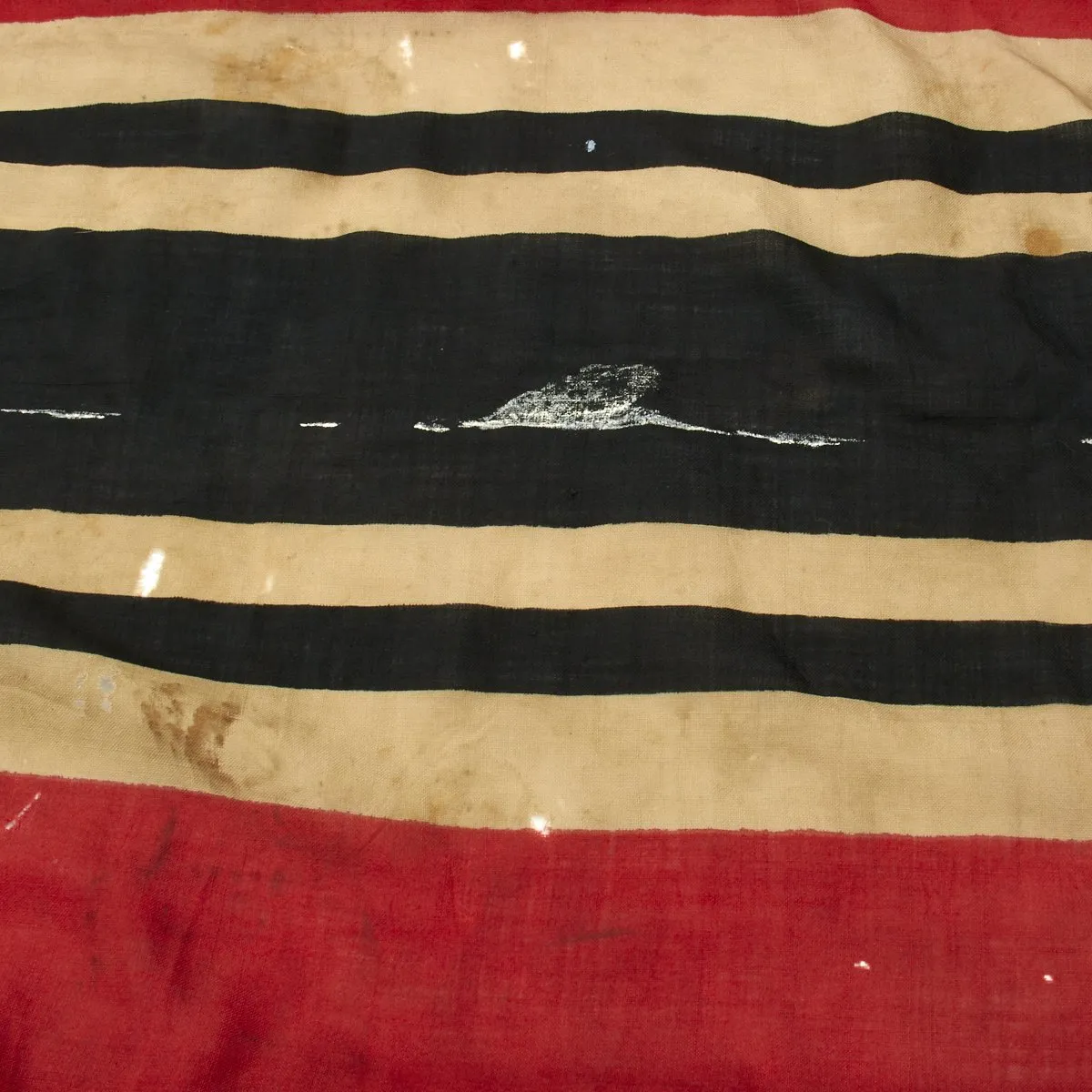 Original German WWII Kriegsmarine Destroyer Z10 Hans Lody Captured Naval Battle Flag with Wartime Markings 150cm x 250cm