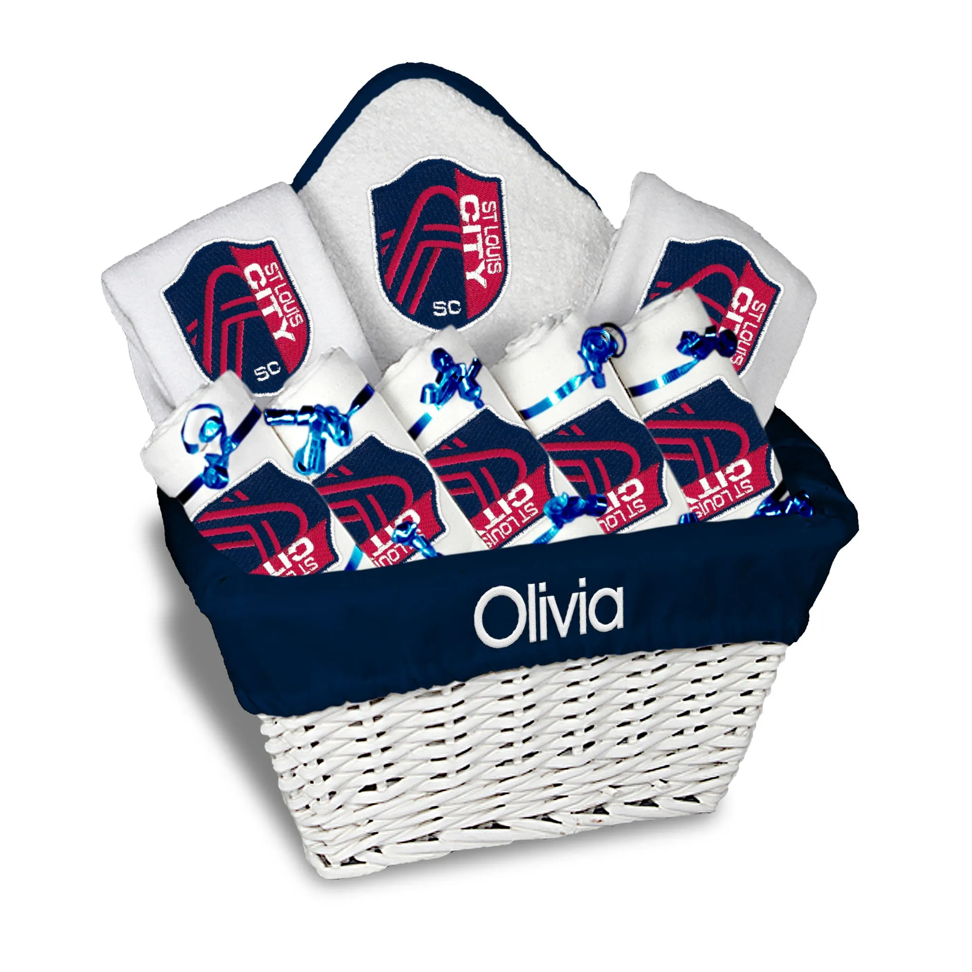 Personalized St. Louis City SC Large Basket - 9 Items