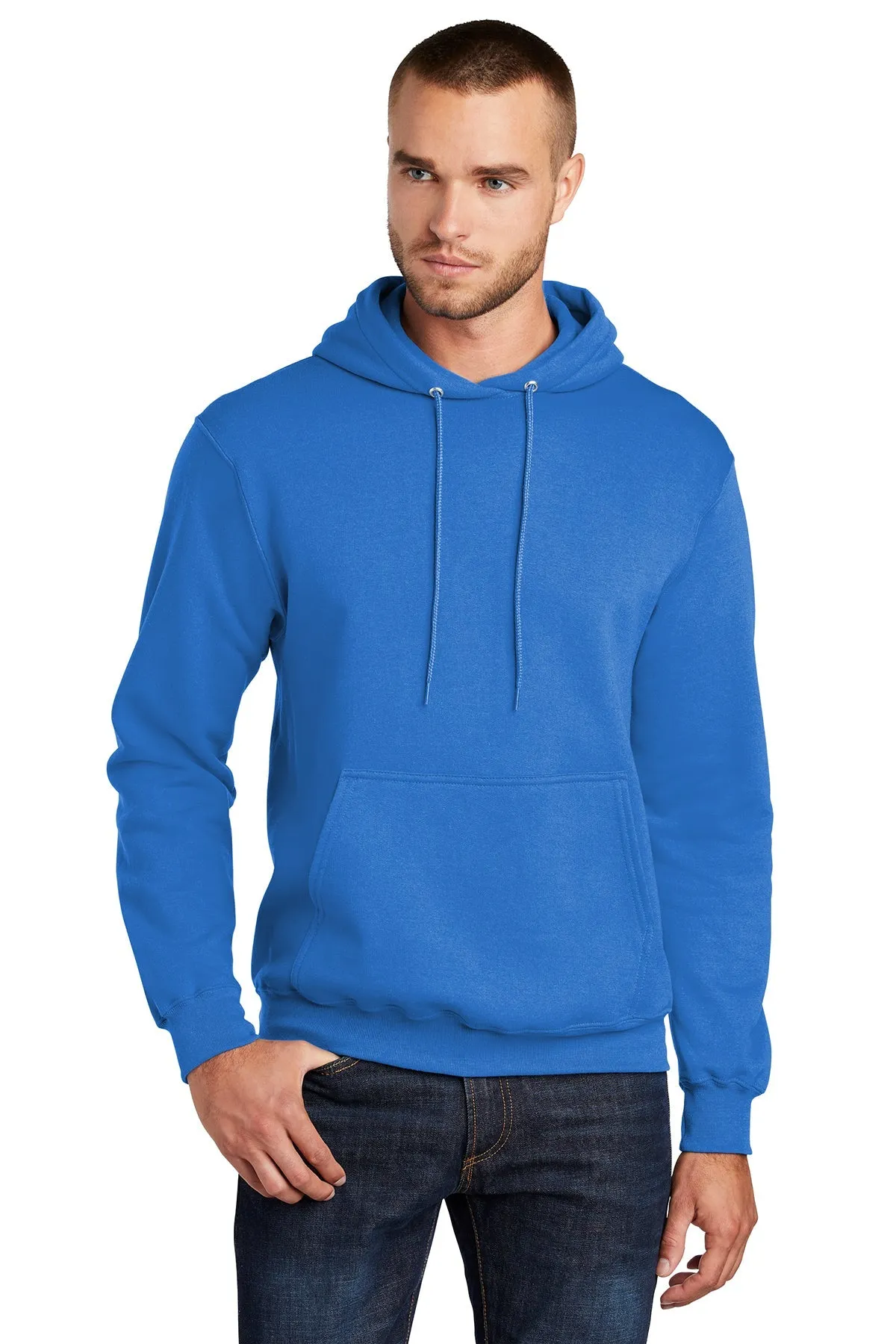 Port & Company Core Fleece Branded Hoodies, Royal