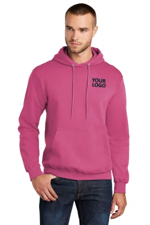 Port & Company Core Fleece Branded Hoodies, Sangria