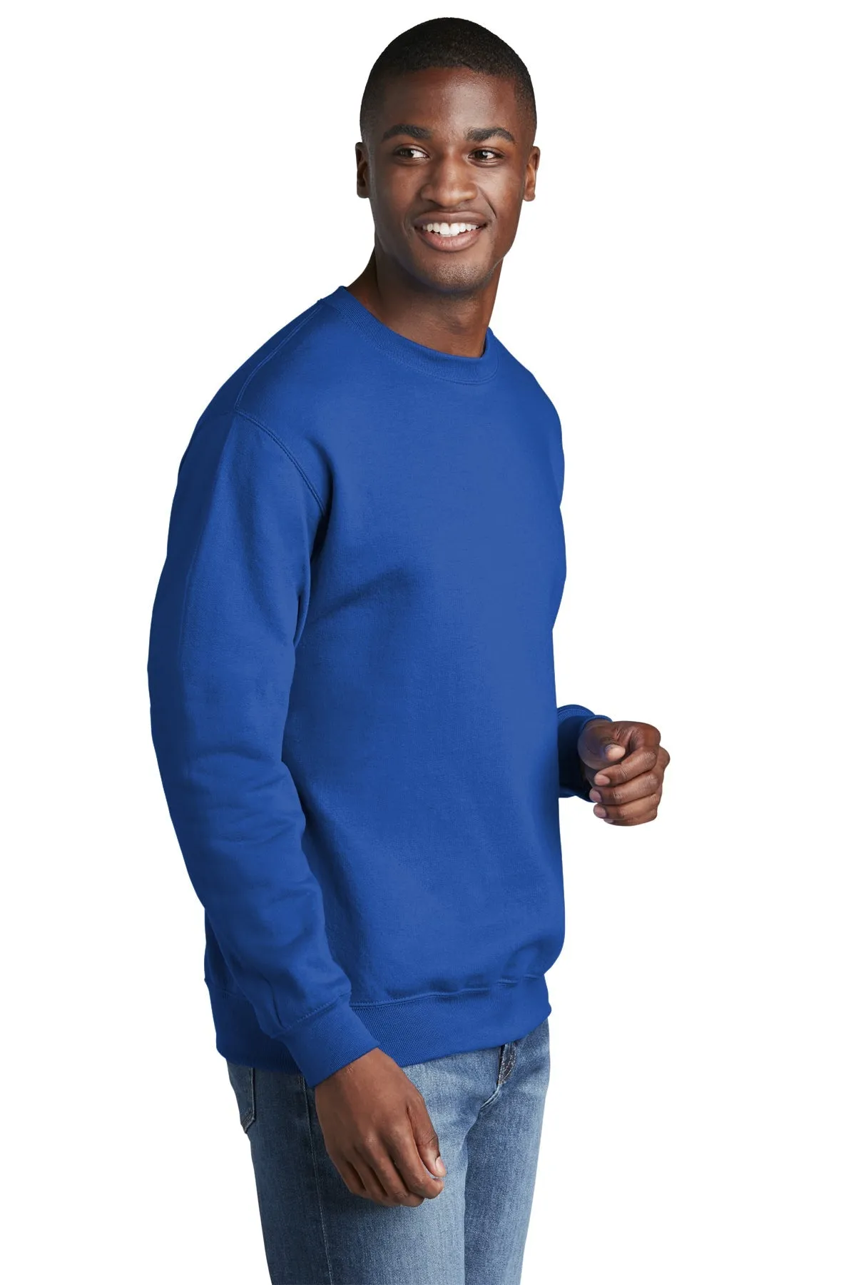 Port & Company Core Fleece Branded Sweatshirts, Royal