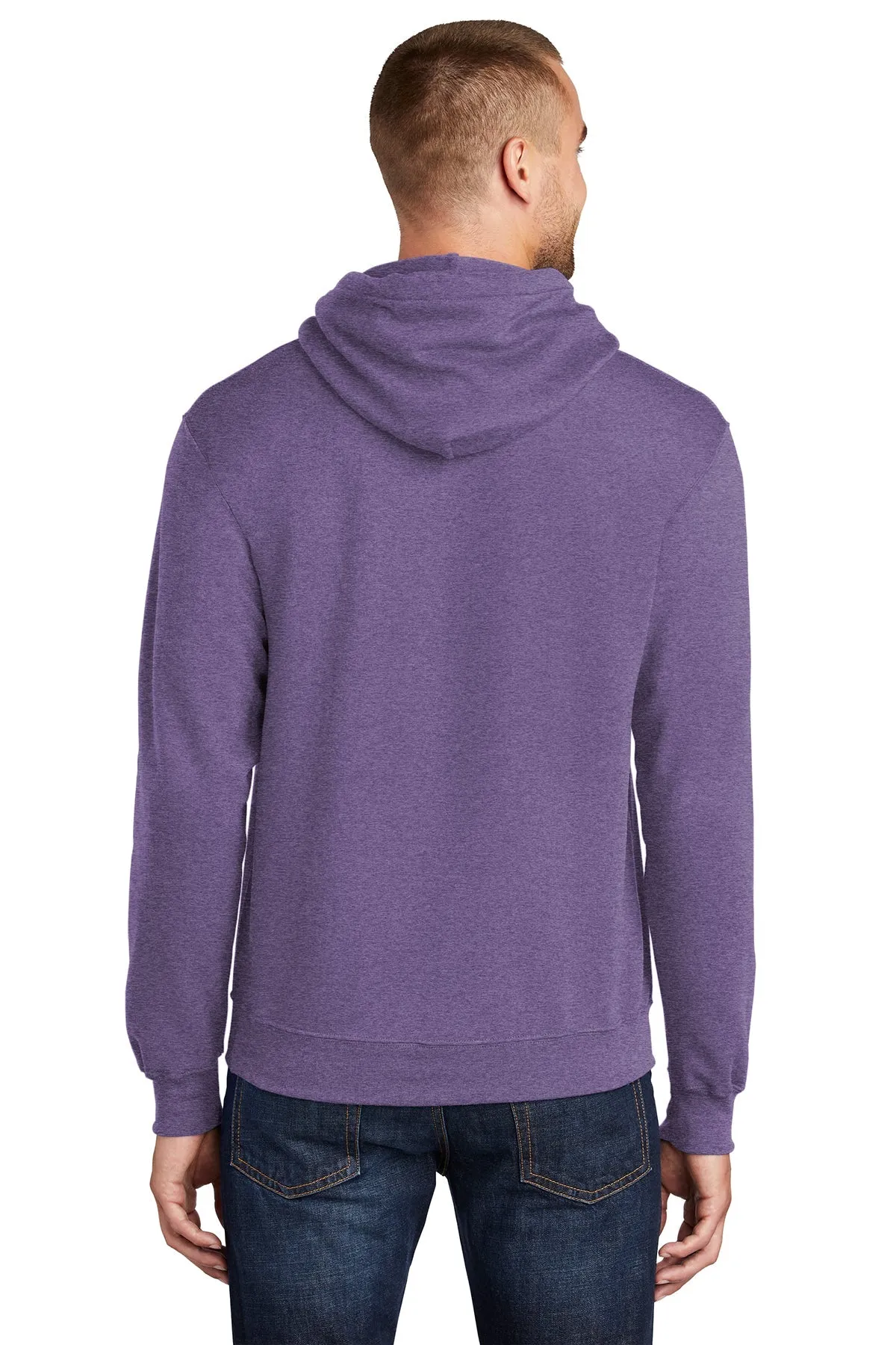 Port & Company Core Fleece Custom Hoodies, Heather Purple