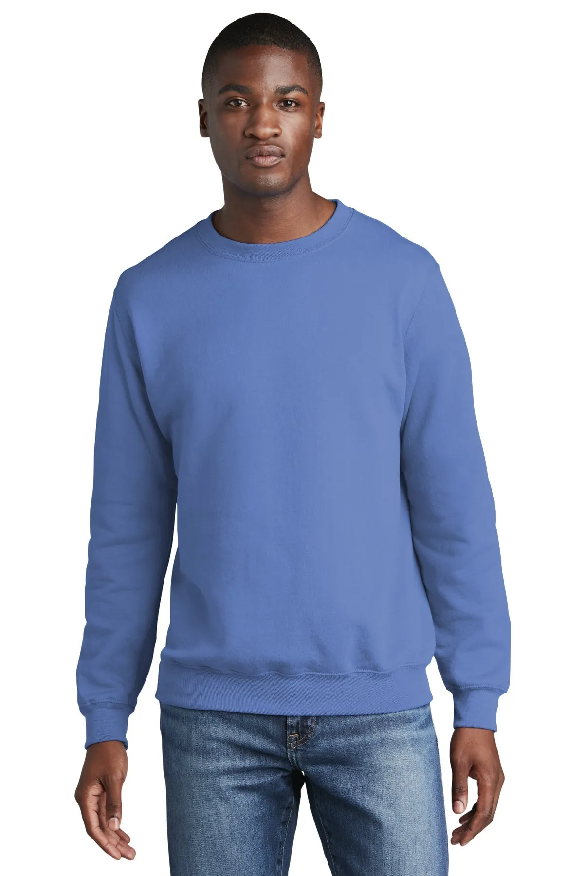 Port & Company Core Fleece Custom Sweatshirts, Carolina Blue