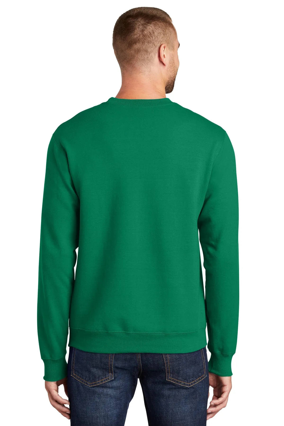 Port & Company Essential Fleece Branded Sweatshirts, Kelly