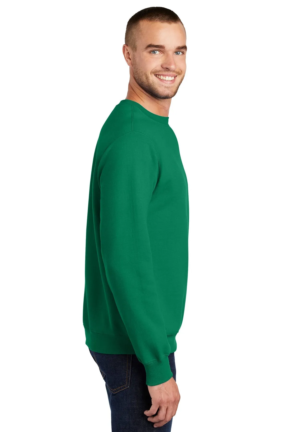 Port & Company Essential Fleece Branded Sweatshirts, Kelly