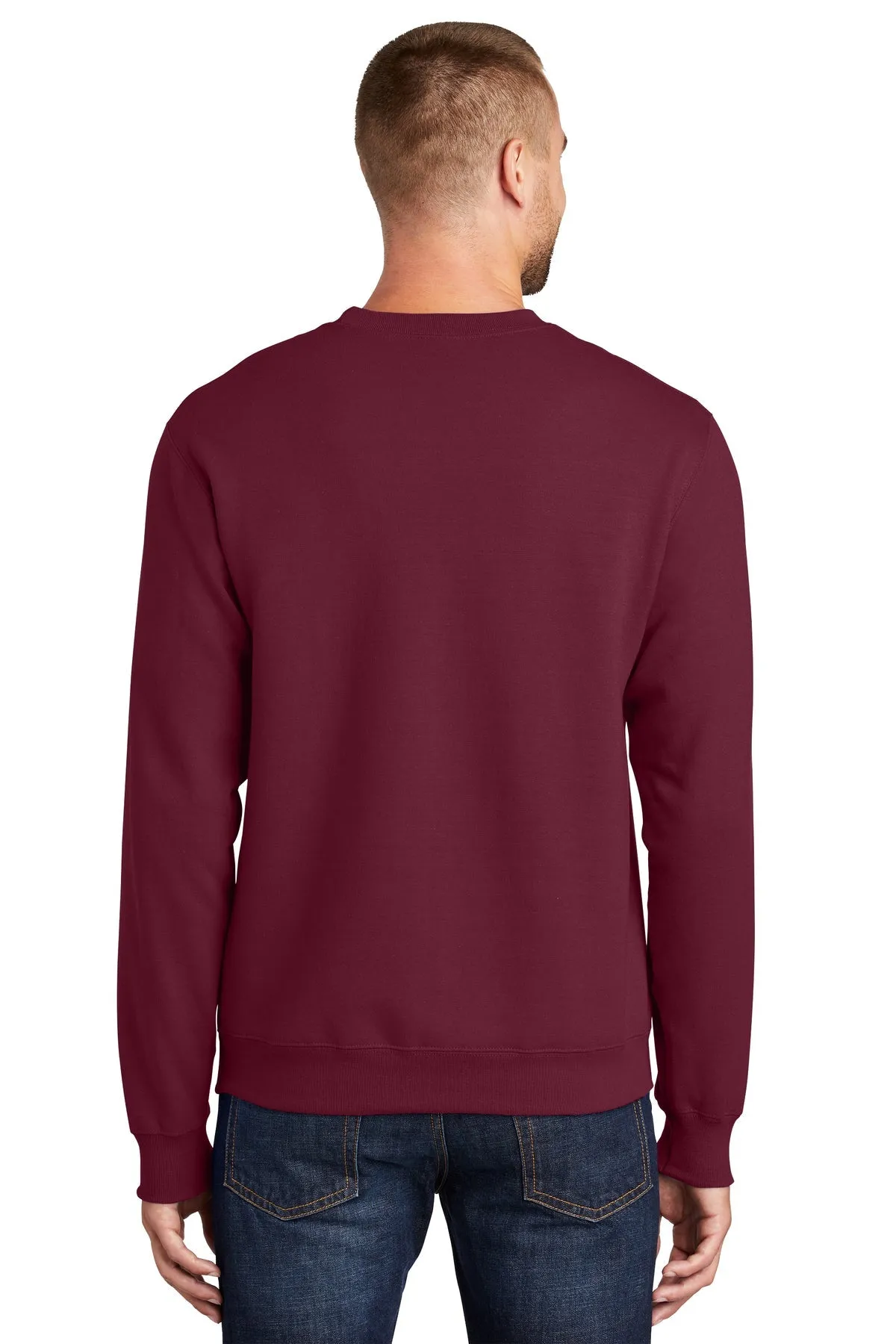 Port & Company Essential Fleece Customized Sweatshirts, Cardinal