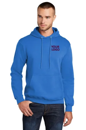 Port & Company Tall Core Fleece Branded Hoodies, Royal