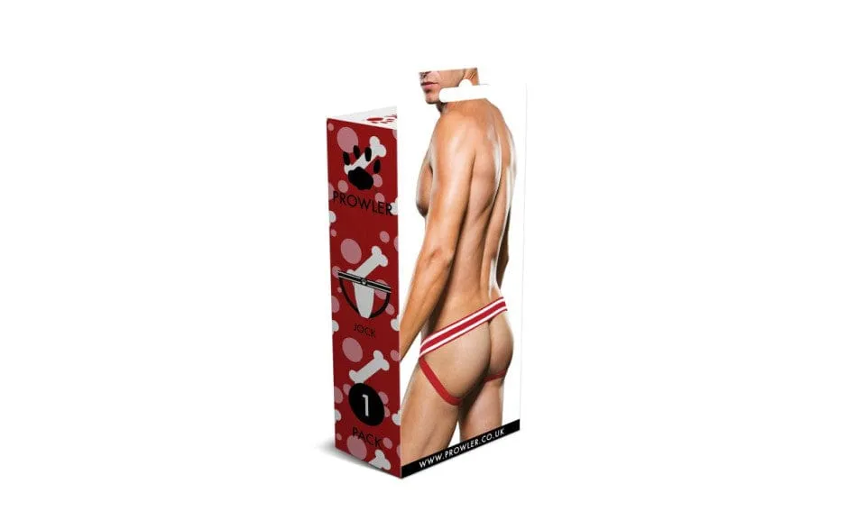 Prowler Red Paw Open Back Jock White/Red