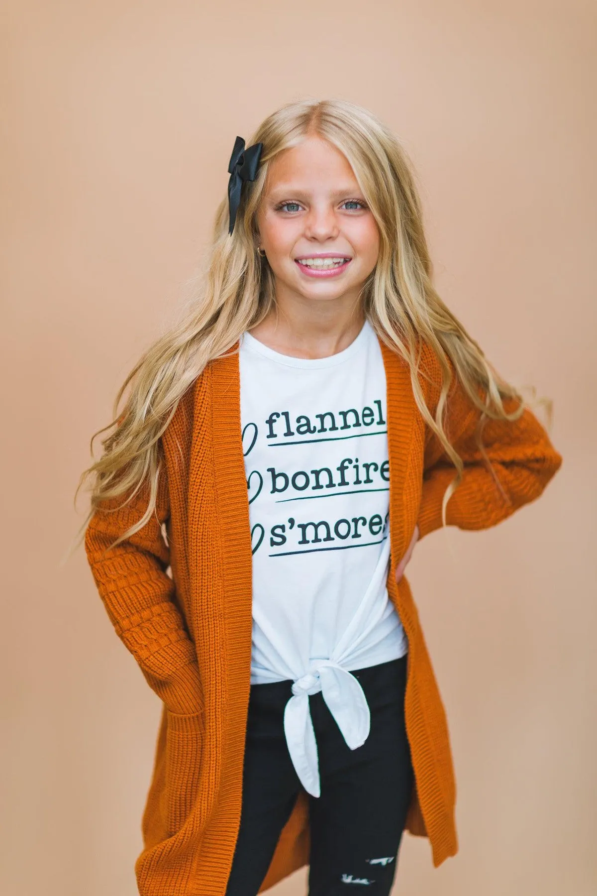 "Flannels, Bonfires, S'mores" Legging Set