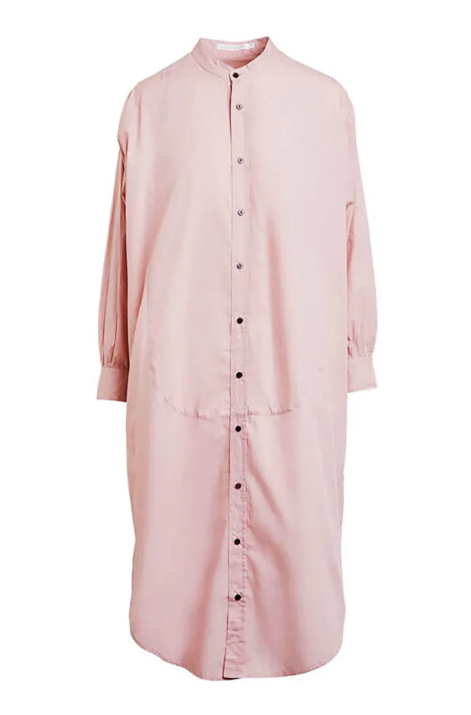 Rabens Saloner Asha Poplin Kaftan in Rose