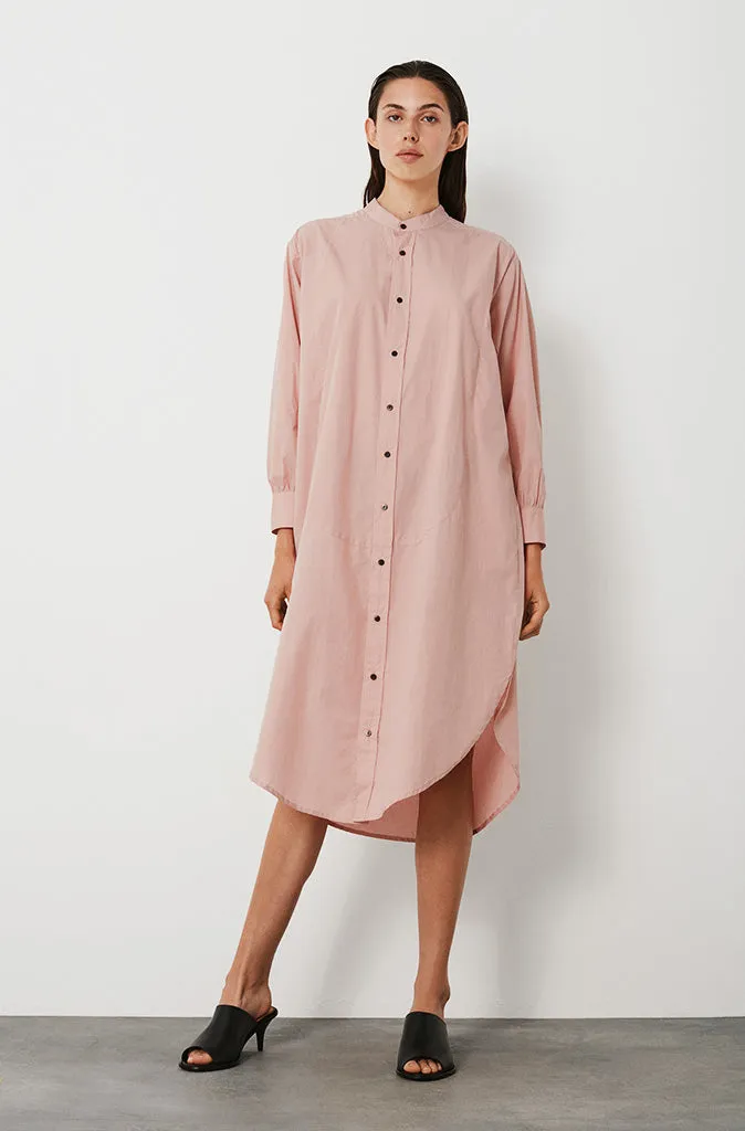 Rabens Saloner Asha Poplin Kaftan in Rose