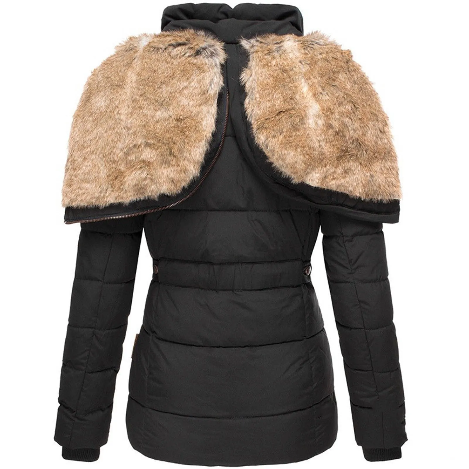 RACHEL™ | WARM WINTER PARKA WITH VEGAN FUR