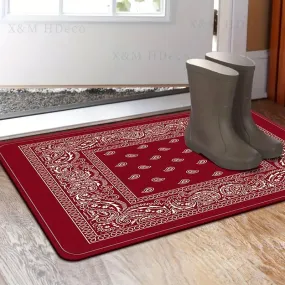 Red Bandana Rug