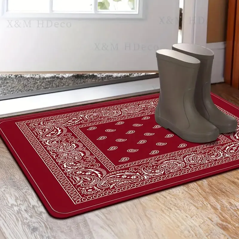 Red Bandana Rug