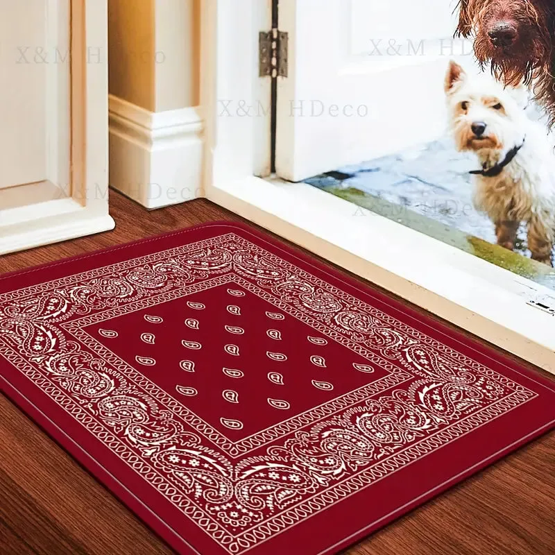 Red Bandana Rug