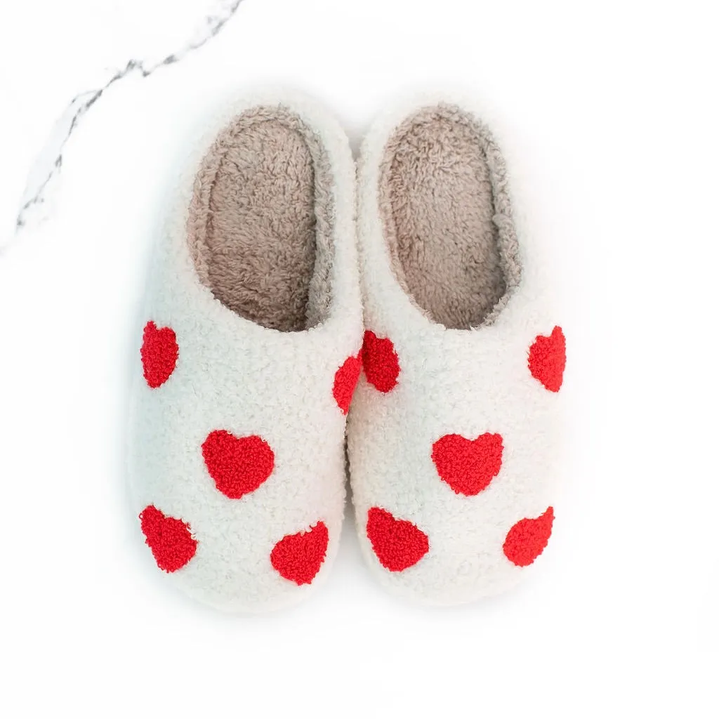 Red Heart Slippers