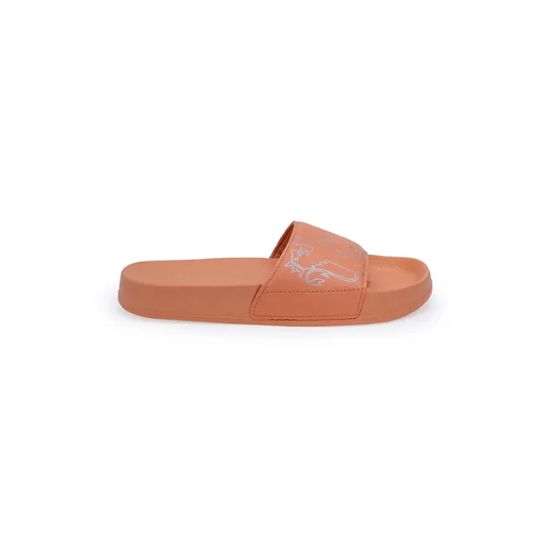 RedTape Women's Orange Sliders