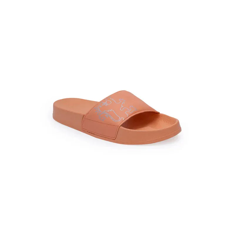 RedTape Women's Orange Sliders