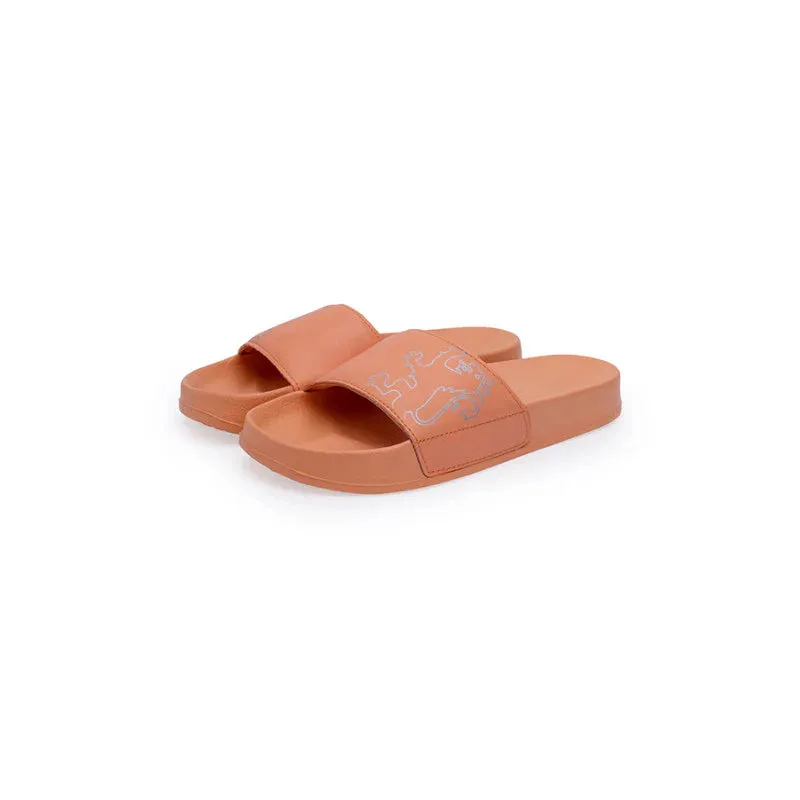 RedTape Women's Orange Sliders