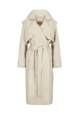 Regndrape Trench Coat Sand