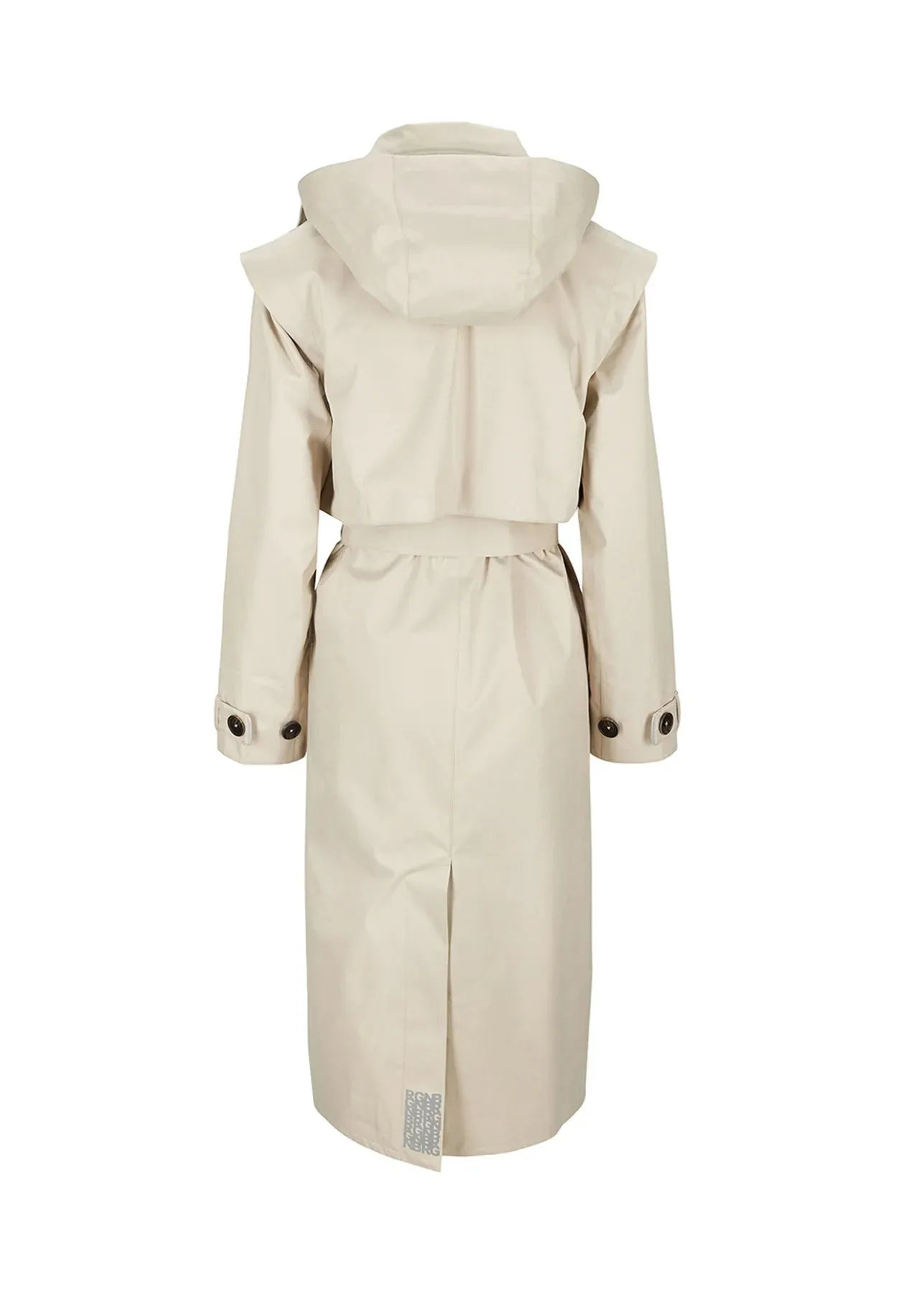 Regndrape Trench Coat Sand