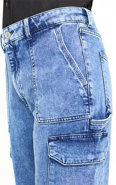 Reiko Cargo Denim Jeans