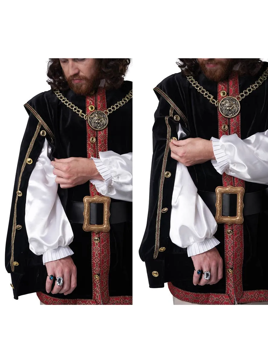 Renaissance Mens Deluxe Elizabethan King Costume