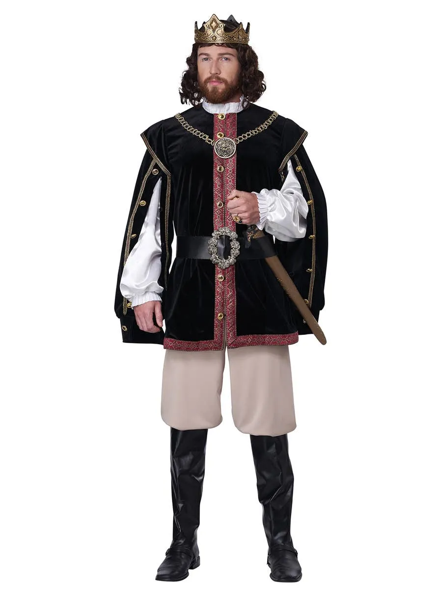 Renaissance Mens Deluxe Elizabethan King Costume