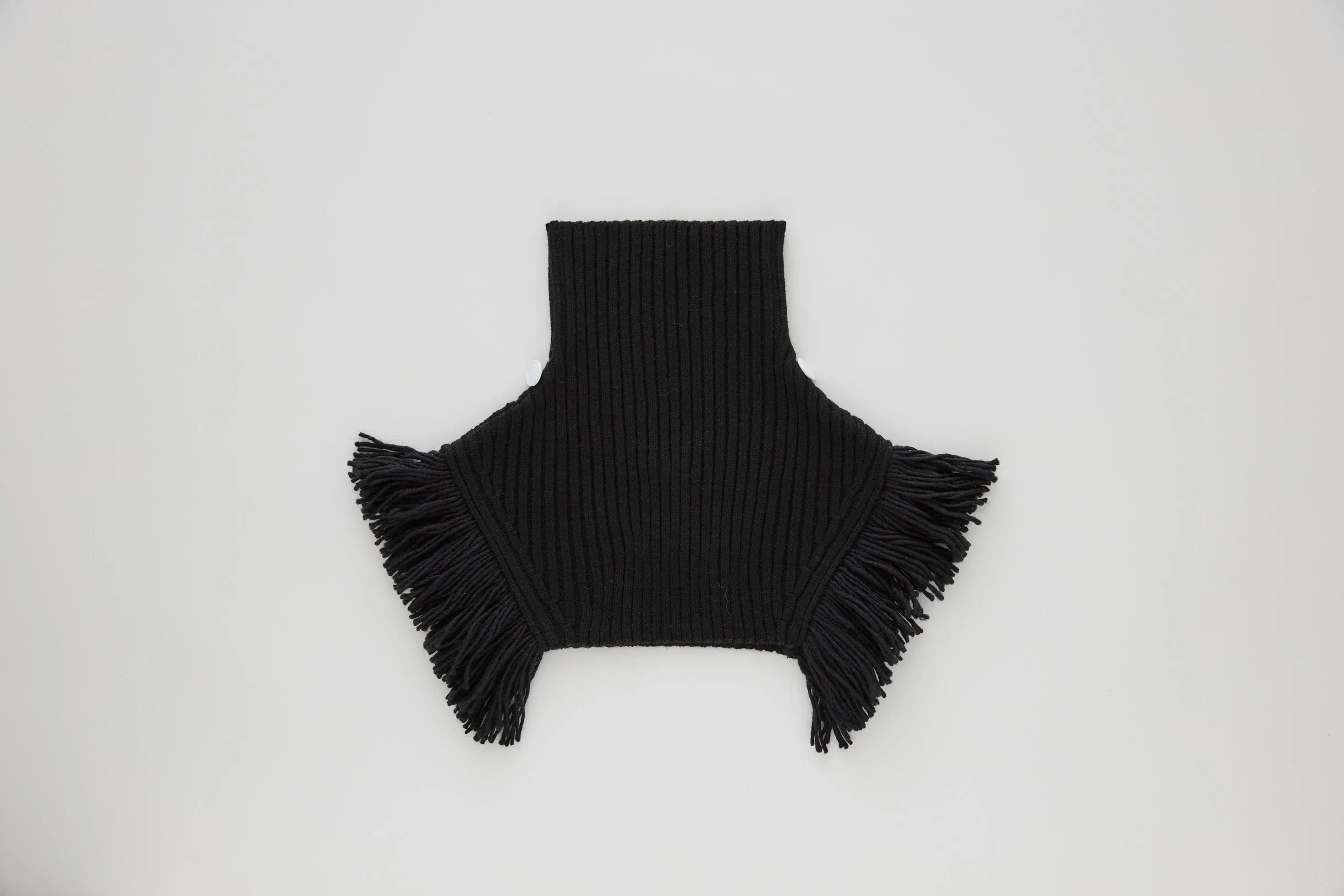 Rib knit Knights Cape