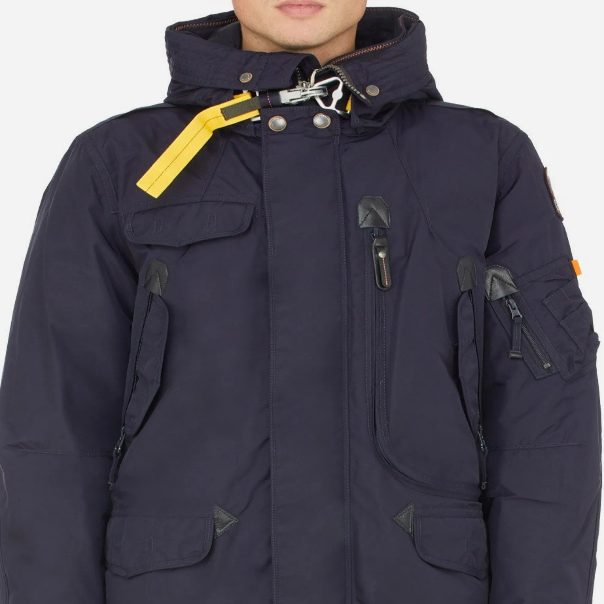 Right Hand Base Short Parka with Removable Down-Filled Lining / Navy