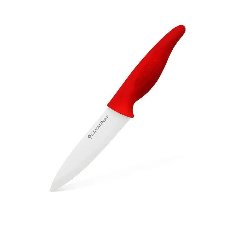 Savannah Ceramic Prep Knife Red 13cm