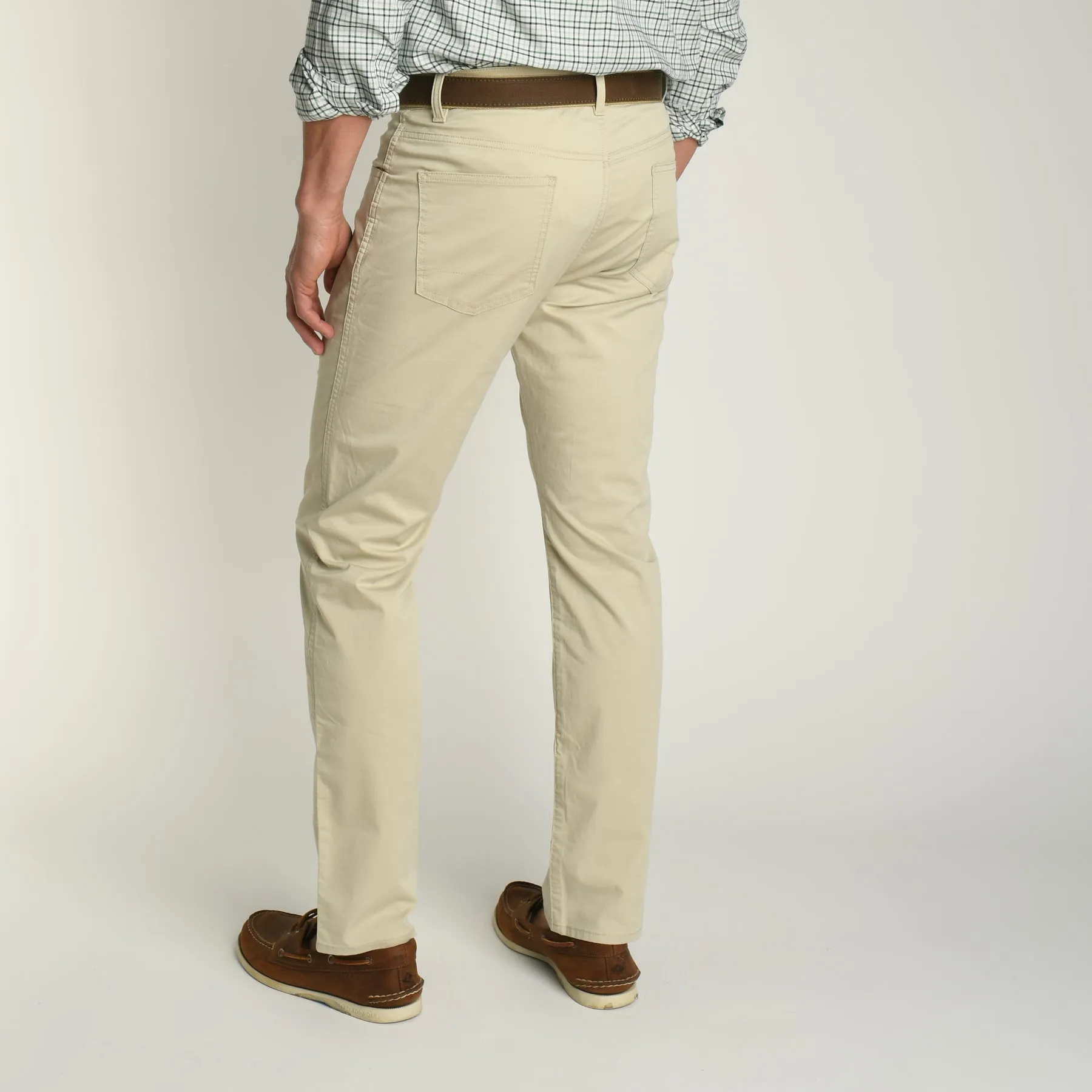 Shoreline Twill 5 Pocket Pant - Stone