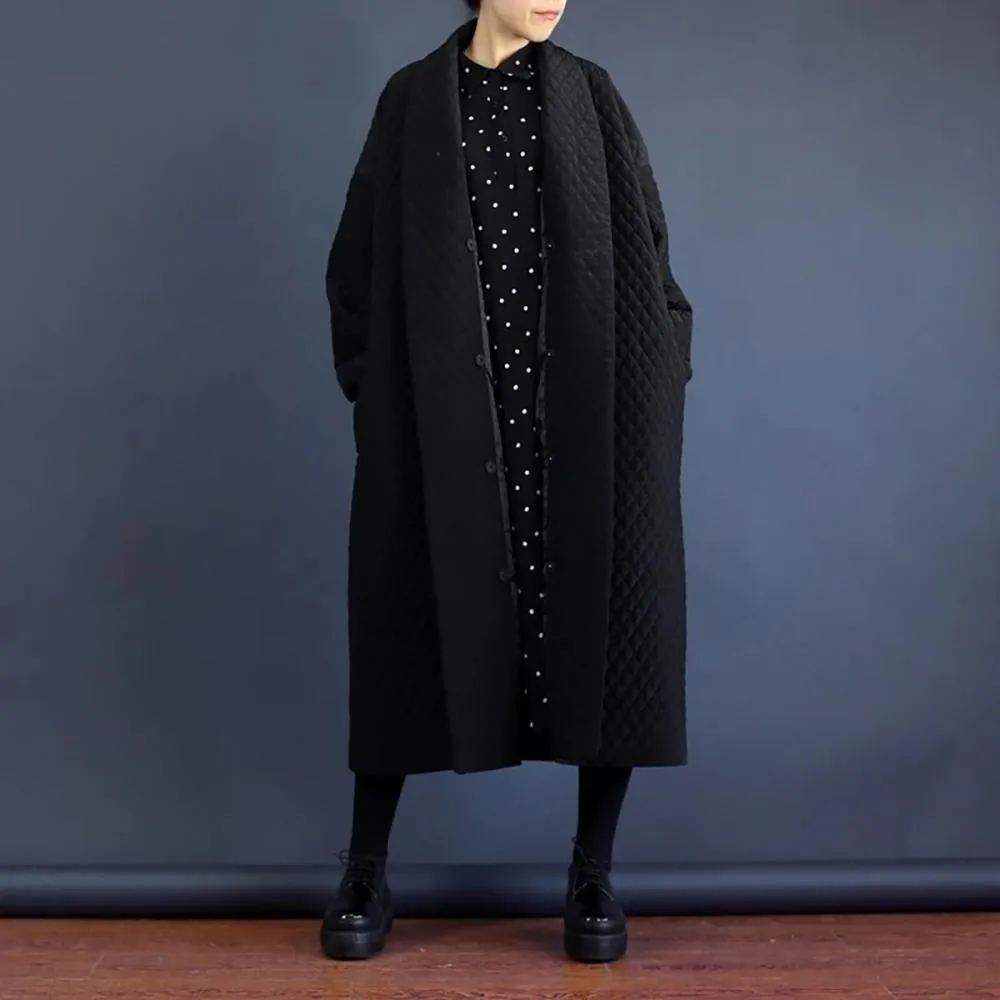 Sleek and Comfy Long Trench Coat