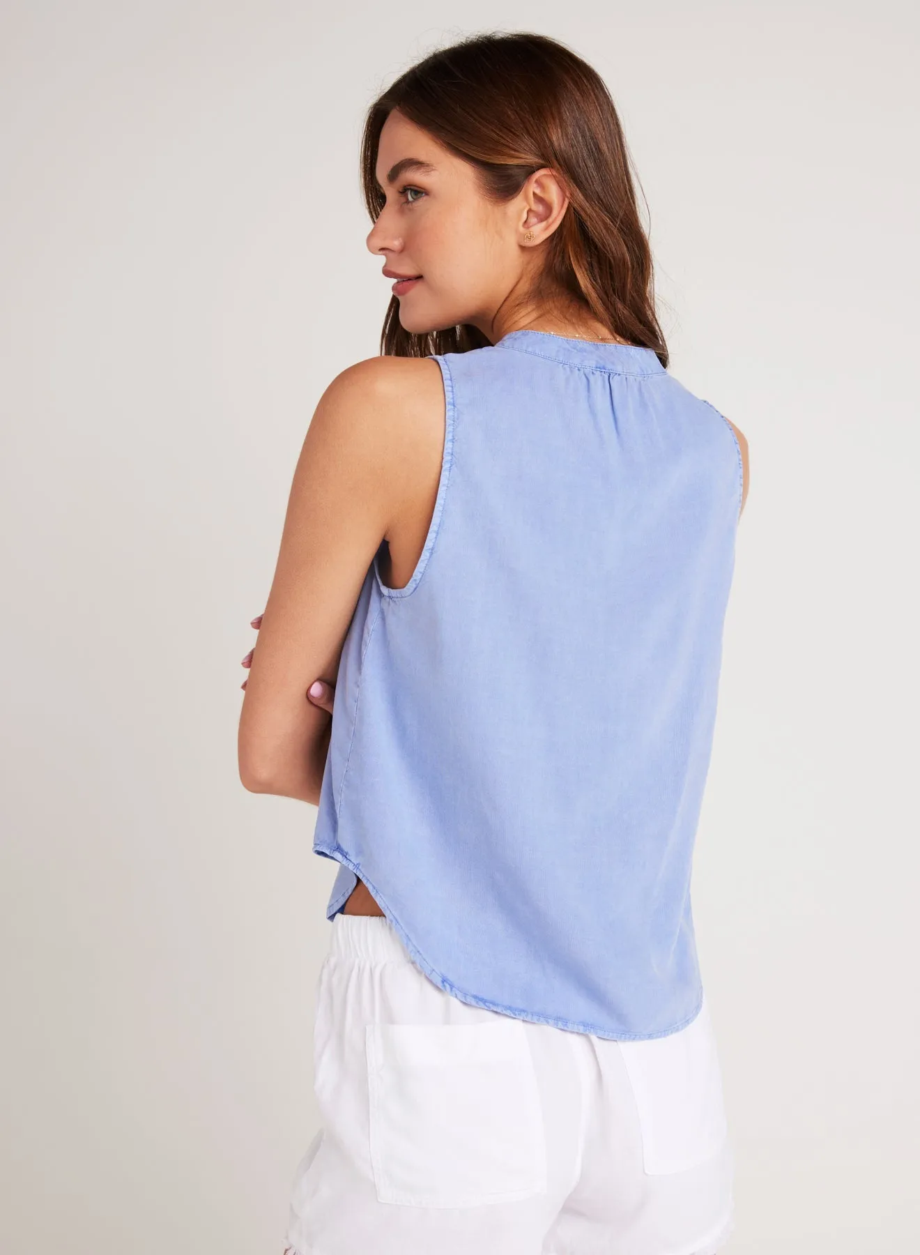 Sleeveless Pullover - Peri Blue